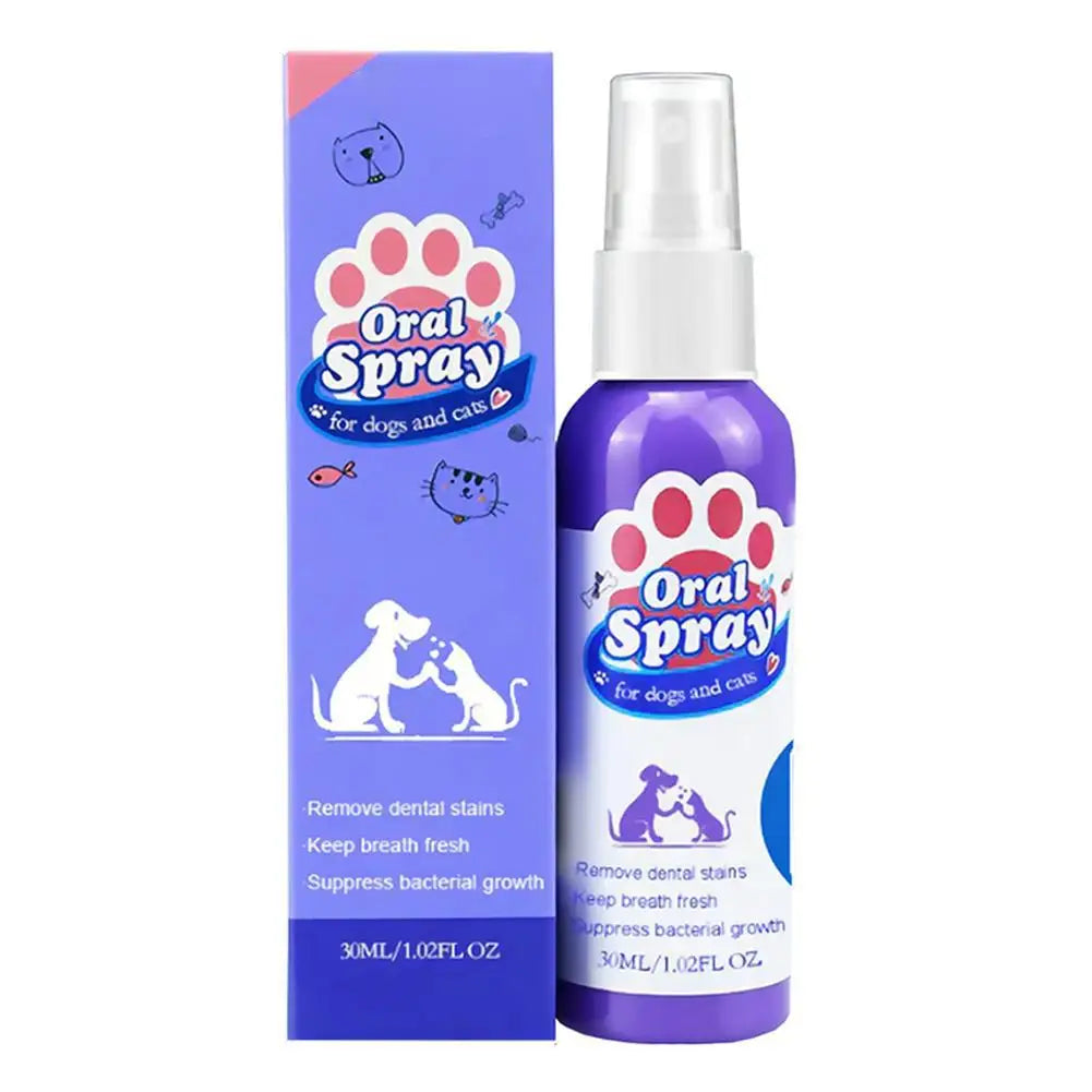Pet Oral Cleaning Spray – Fresh Breath & Dental Care for Dogs