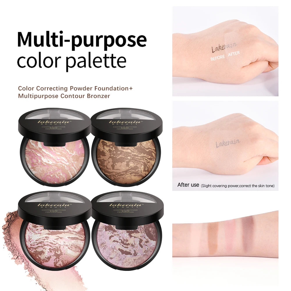 Matte Loose Powder Waterproof Oil-control Matte Full Coverage Face Makeup Makeup Setting Loose Powder Baked Powder Foundation Peaceful Pleasures Health and Wellness