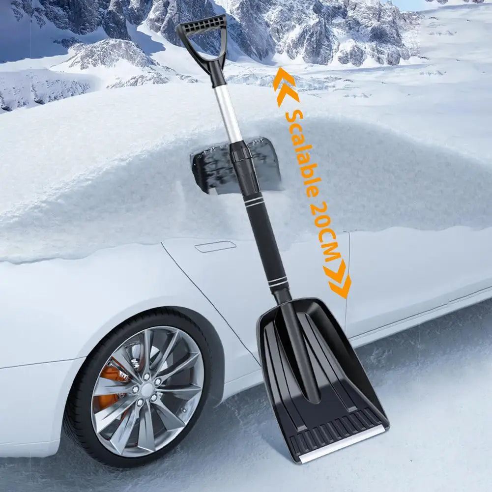 Portable Snow Shovel – Wide Blade, Telescopic & Detachable