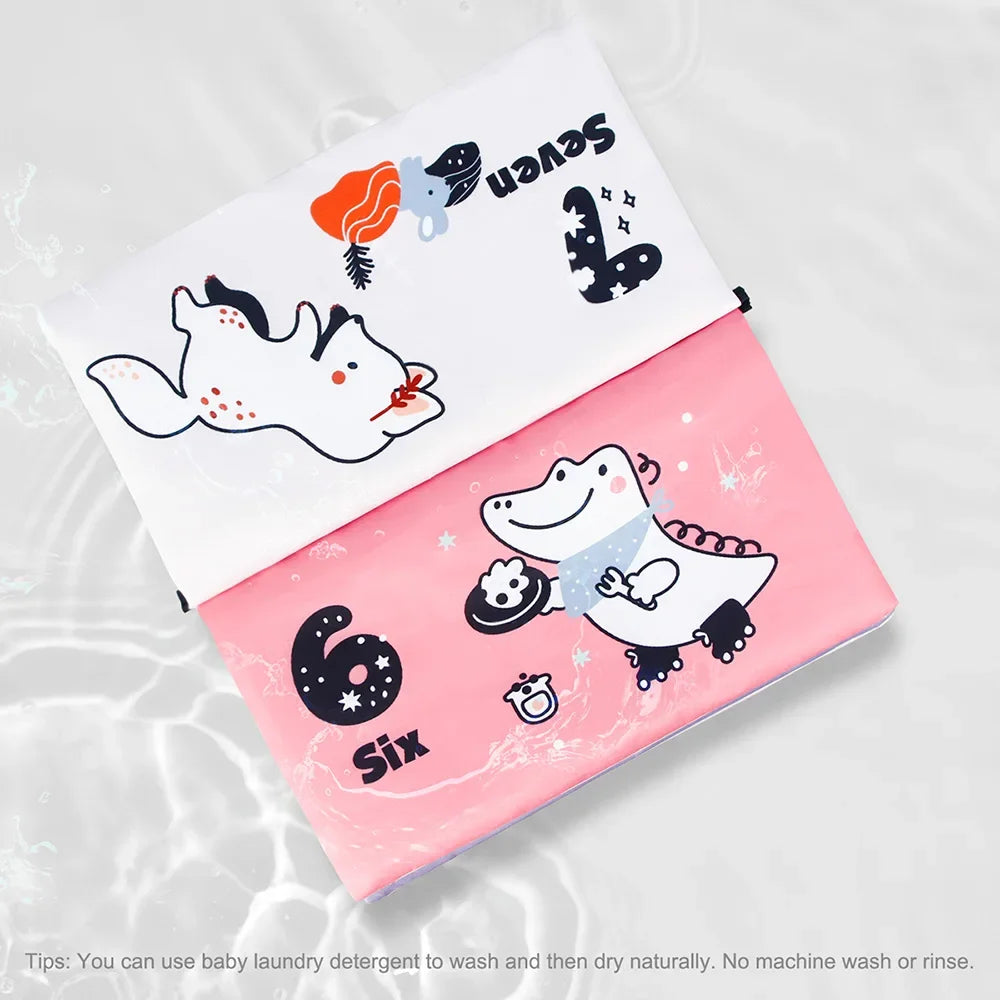 Baby Cloth Book Soft Distorting Mirror Montessori Toy Cartoon