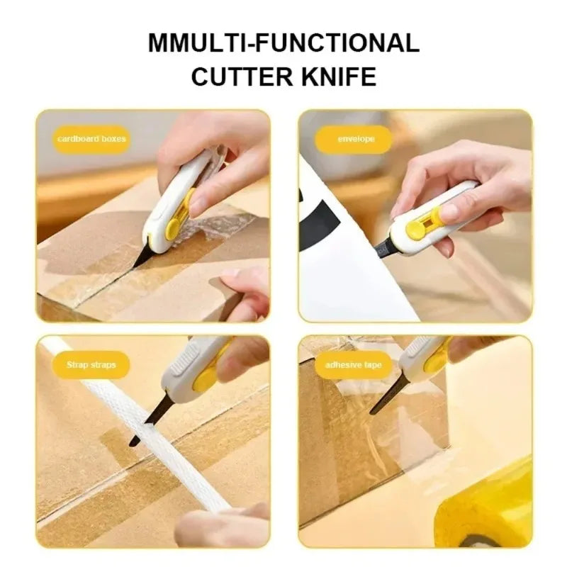 Magnetic Mini Box Cutter – Portable Mail & Paper Cutter