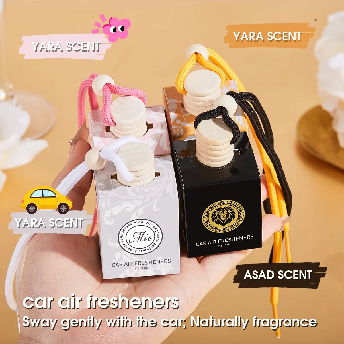FORMBO Car Air Freshener – Long-Lasting Liquid Fragrance 8ml