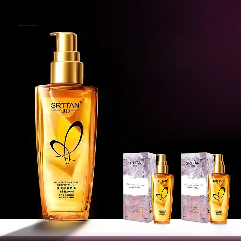 No-Wash Hair Essential Oil – Non-Greasy, All Hair Types