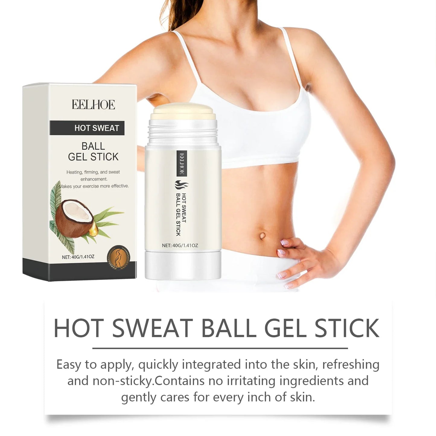 EELHOE Sweat Enhancer Slimming Stick – Body Firming Gel