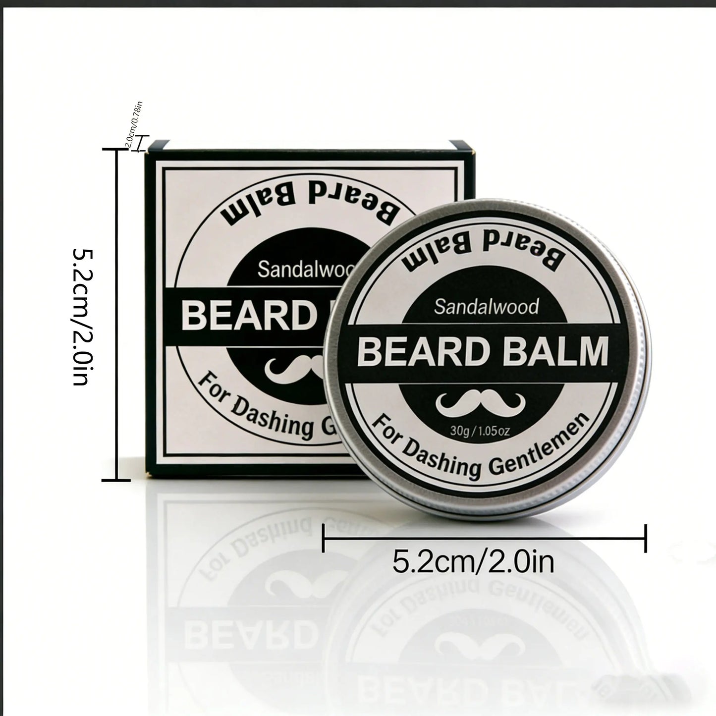 YURHERSU Strong Hold Beard Wax 30g – Matte Finish for Men