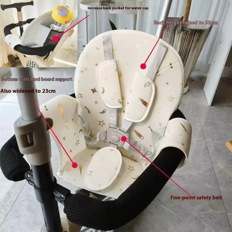 Water-Resistant Baby Stroller Cushion | Non-Slip & Washable