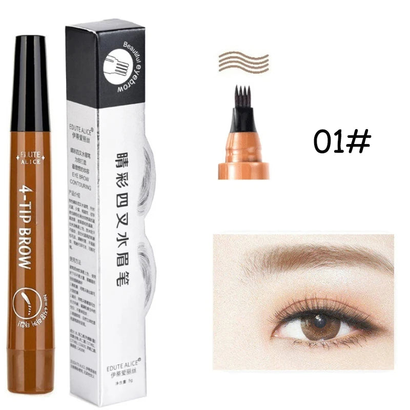 IFANYUO 4-Fork Tip Waterproof Eyebrow Pencil – 5 Colors