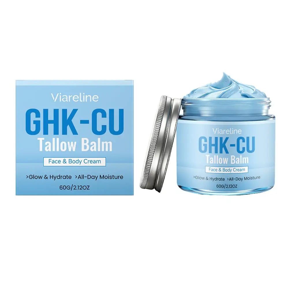 GHK-Cu Copper Peptide Blue Cream | Deep Hydration & Firming