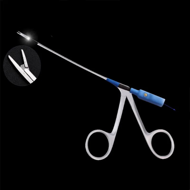 Medical Ear Wax Pick Tongs with Lights Earwax Remover Micro Alligator Crocodile Forceps Earpick Ear Nose Cleaning Clamp Ears Peaceful Pleasures Health and Wellness Long With lights