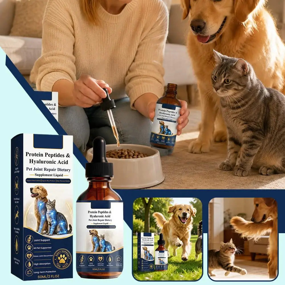 Dog Joint Supplement Liquid – Protein Peptides & Hyaluronic Acid