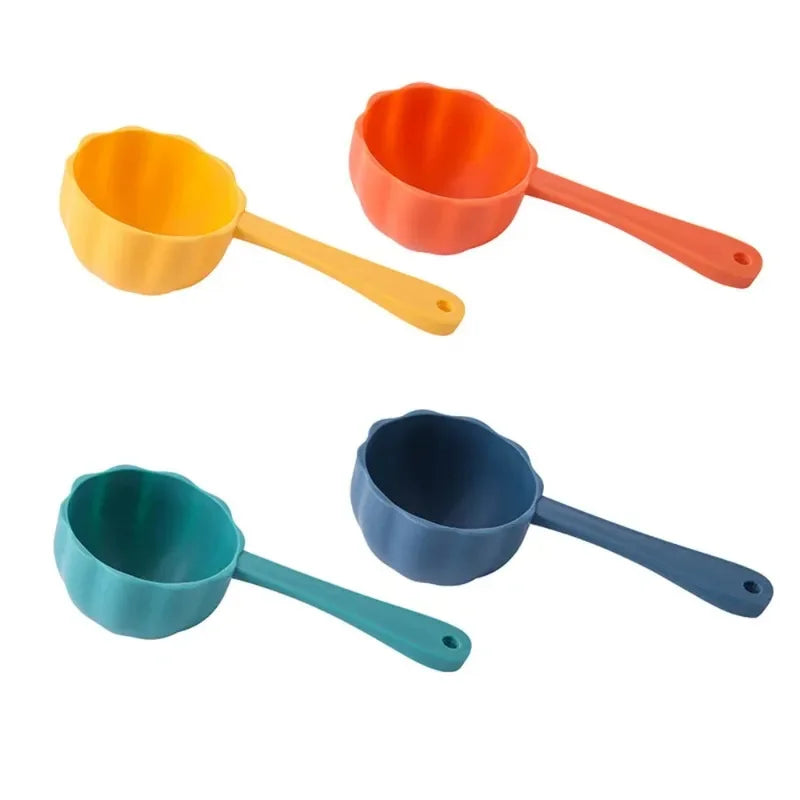 Round Bottom Pet Food Scoop – Cat & Dog Measuring Spoon