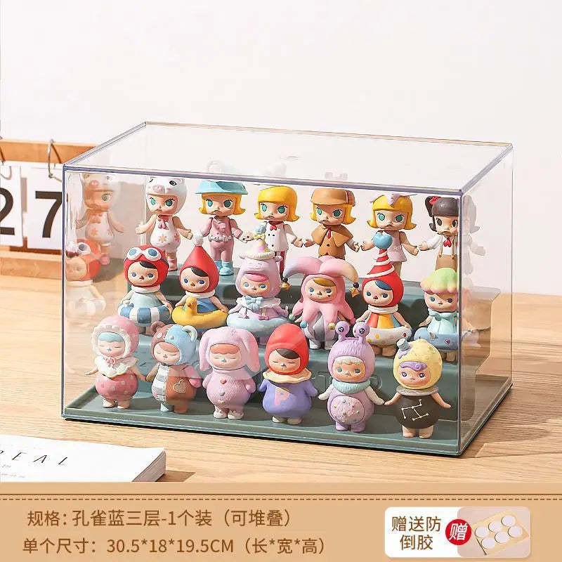 Clear Acrylic Pop Doll Display Box – Dustproof Storage Case