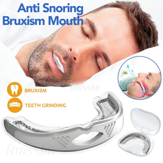 Adjustable Anti-Snoring Mouth Guard Mouthpiece Sleeping Devices Bruxism Snoring Stopper Improve Sleep Mouthpiece Peaceful Pleasures Health and Wellness