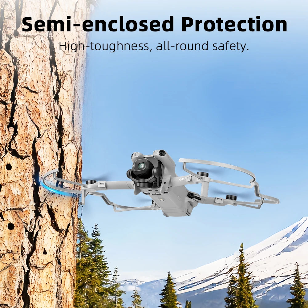 Grey ABS Protective Case For DJI MINI 5 PRO Protective Accessories Isolated Paddles Prevent Damage From Foreign Object Impacts Peaceful Pleasures Health and Wellness