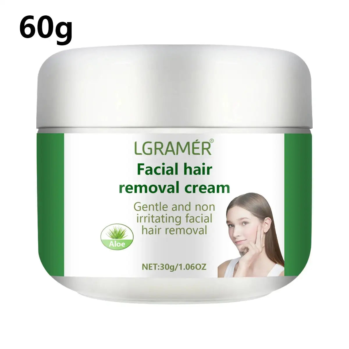 REAROYA Aloe Vera Hair Removal Cream 60g – Painless Peaceful Pleasures Health and Wellness 60g