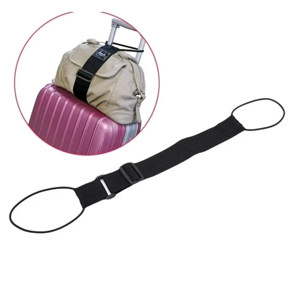 Elastic Luggage Strap | Adjustable Suitcase Connector Belt