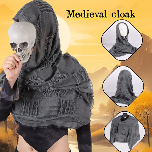 Medieval Renaissance Cape Shawl Brooch Halloween Costume Perforated Peaceful Pleasures Health and Wellness