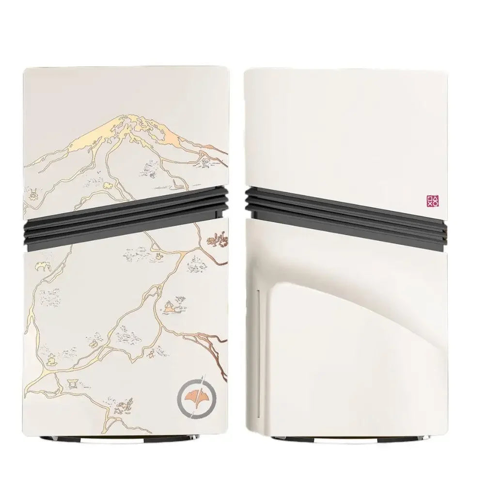 New Faceplates for PS5 Slim Disc Edition For PS5 Pro Console Protective Cover Hard Plastic Replacement Shell Yotei Accessories Peaceful Pleasures Health and Wellness