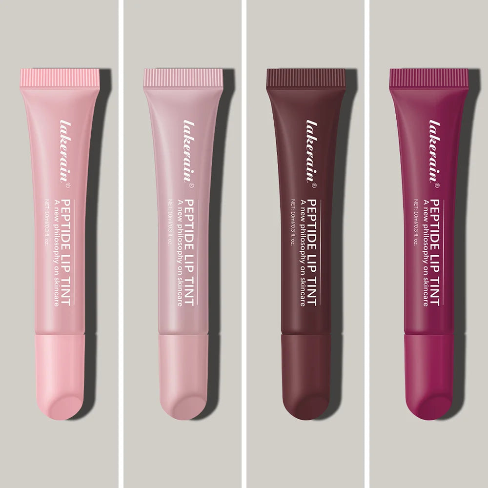 4 Colors Lip Glosses Plump Moisturizing Lip Glaze Essence Gel Oil Long Lasting Nourishing Lipstick Care Products for Women Girls Peaceful Pleasures Health and Wellness