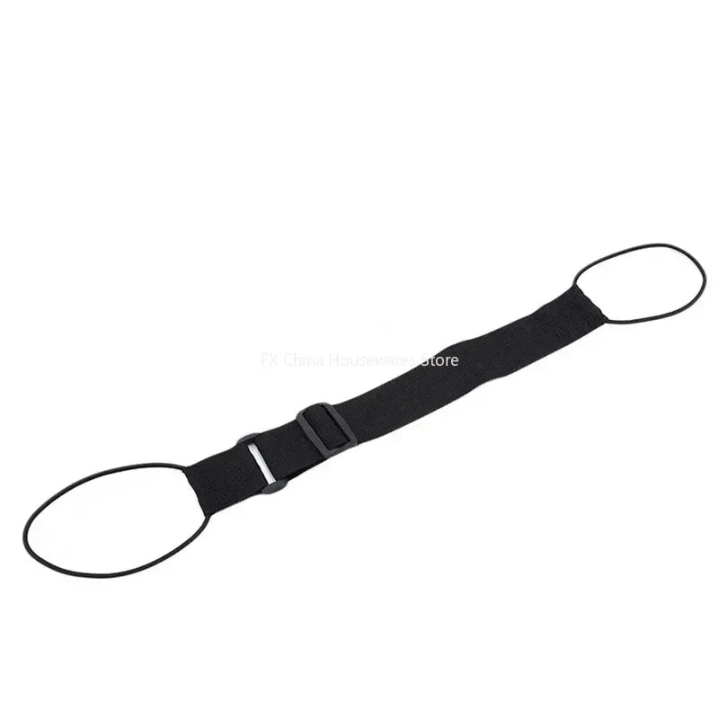 Elastic Adjustable Luggage Strap, Bungee Travel Security Belt, for Carry On, Secure Baggage Transport Peaceful Pleasures Health and Wellness Black 2pcs