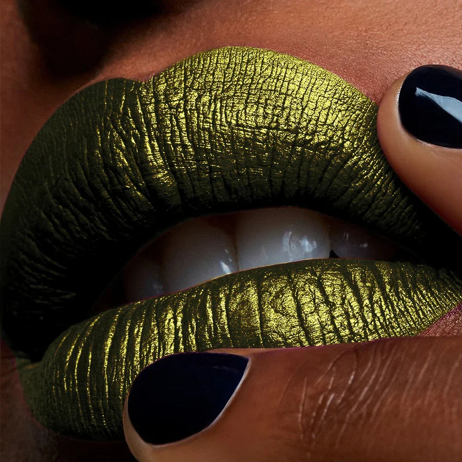 MCD Smoky Green Glitter Lip & Eye Tint Pen – Waterproof Shimmer