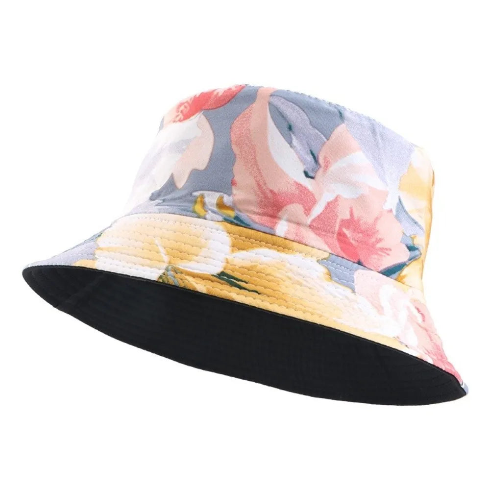 Reversible Printed Bucket Hat – Unisex Beach Sun Hat