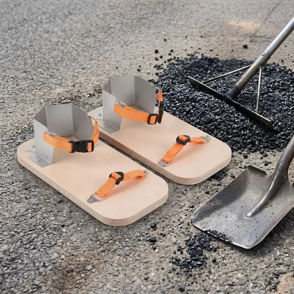 Asphalt Compacting Shoes | Quick-Click Buckle Thermal Barrier