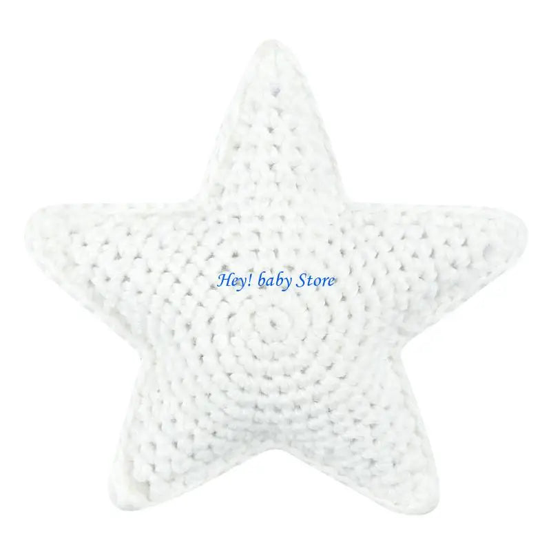 Crochet Star Pacifier Clip Teething Toy | Baby DIY Bead Gift
