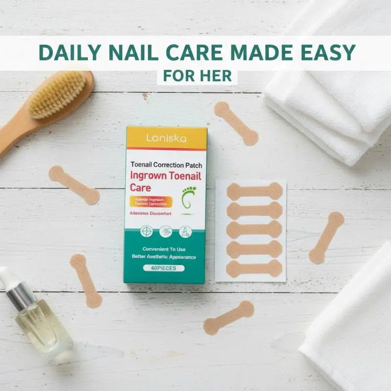 Laniska Nail Tip Care Patch Skin-Friendly Patch That Adheres to Nails for Convenient Daily Nail Care and Nail Protection Peaceful Pleasures Health and Wellness