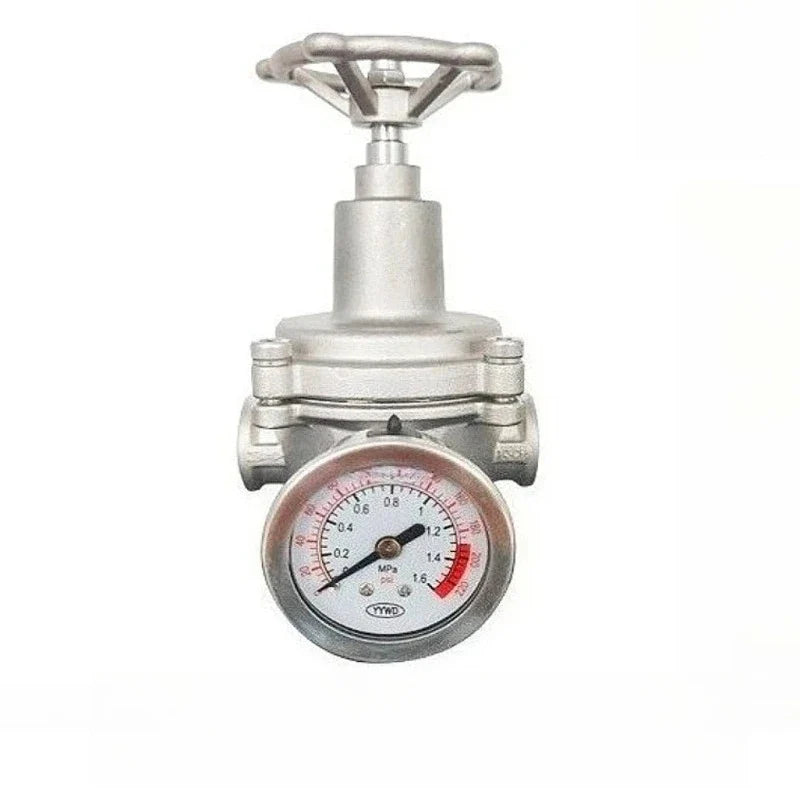 304 Stainless Steel Adjustable Pressure Reducing Valve – High Flow