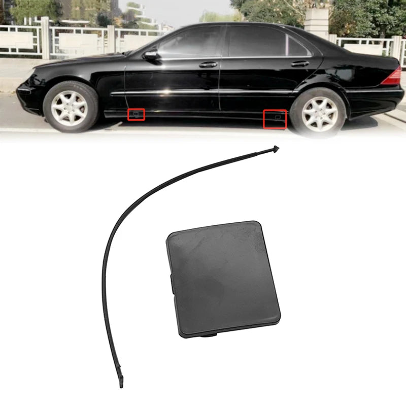Side Skirt Jack Hole Cover Bumper Cap 1406980330 for Mercedes Benz S-Class W140 W220 2000-2006 Peaceful Pleasures Health and Wellness