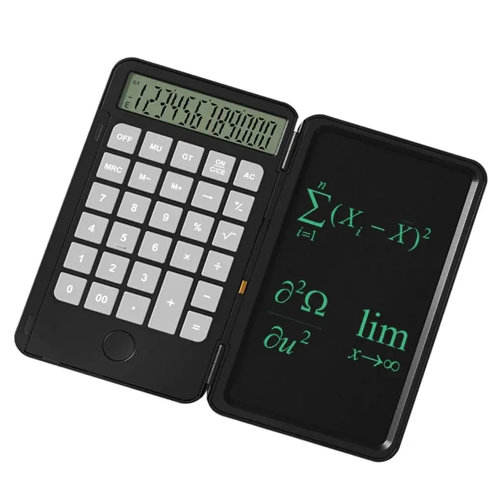 2in1 Scientific Calculator Large Screen Display Erasable Function Calculators with Tablet Multifunctional Foldable Peaceful Pleasures Health and Wellness