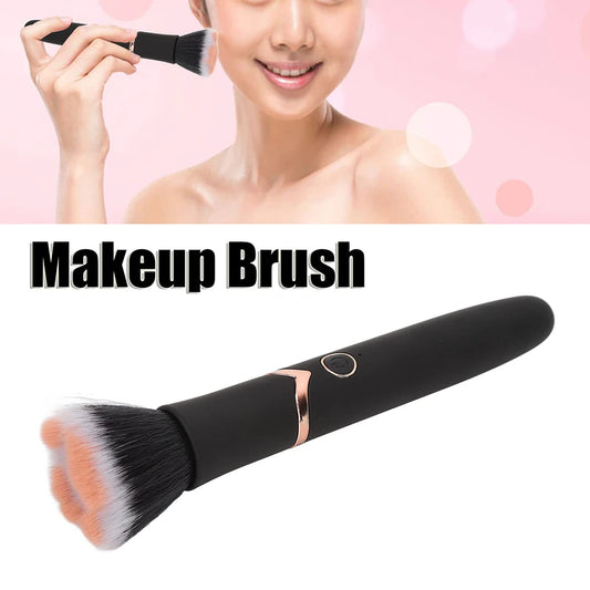 Electric Vibrating Makeup Brush – 10-Speed Rotating Peaceful Pleasures Health and Wellness