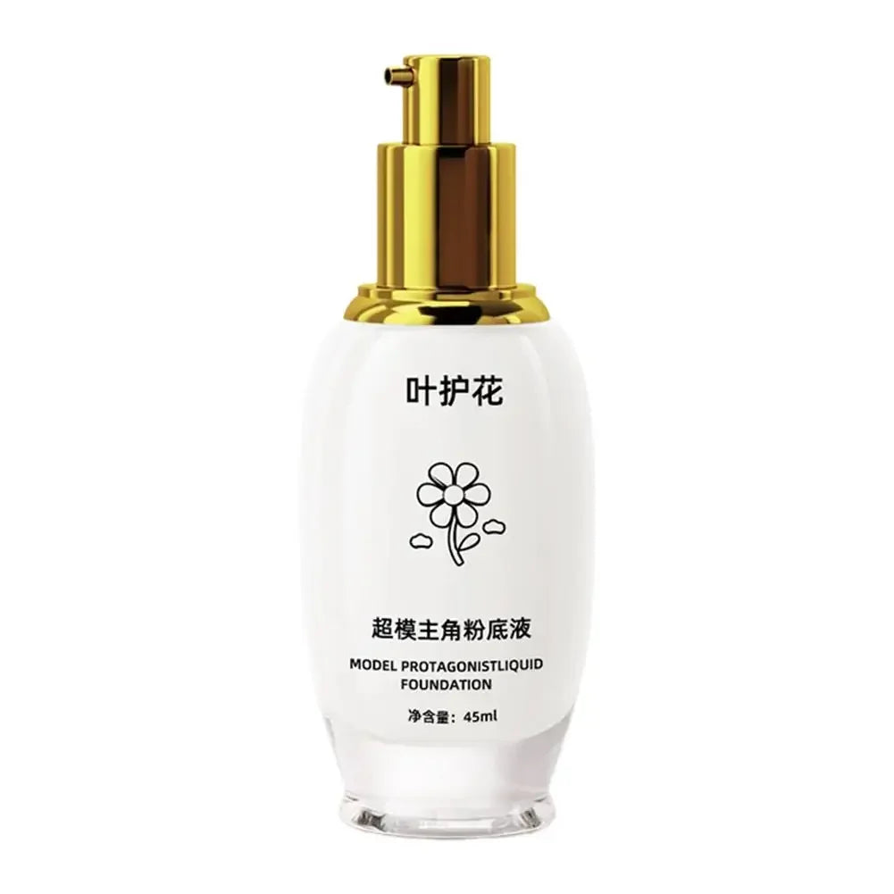 45ML Pure White Liquid Foundation Goth White Foundation Cream Concealer Cosplay Clown Halloween Face Body Paint Zombie Make-Up Peaceful Pleasures Health and Wellness 01 Moisturizing