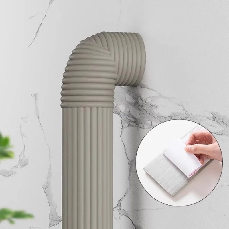 Self-Adhesive Pipe Wrap Concealer – Indoor Pipe Cover 1–4 Rolls