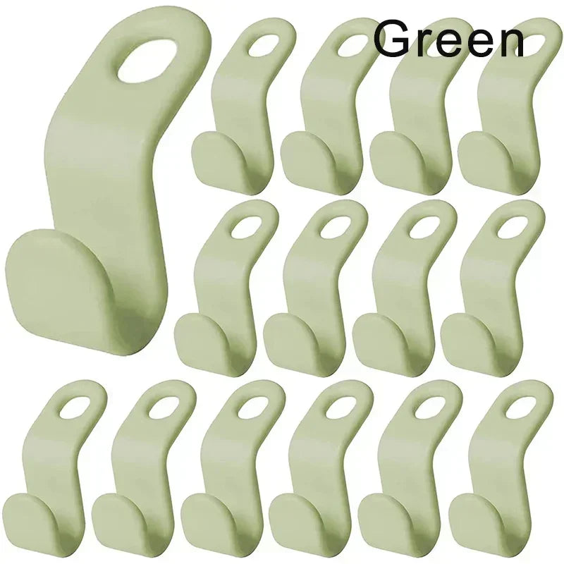 Stackable Hanger Connector Hooks | Space-Saving Closet Organizer