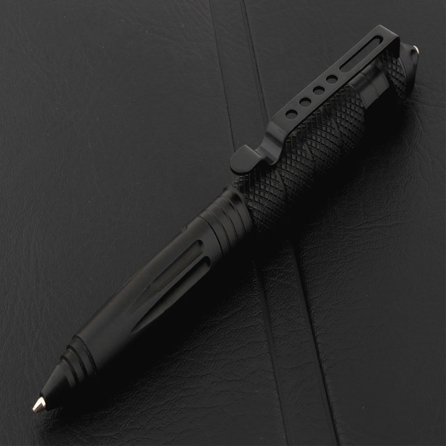 Military Tactical Pen – Tungsten Steel Glass Breaker + 6 Refills