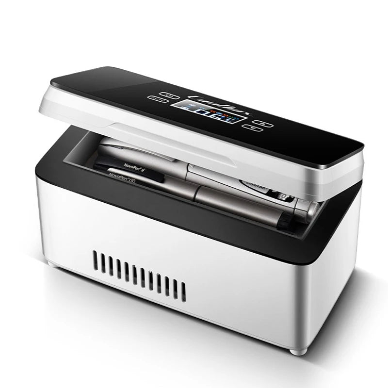 Portable USB Insulin Cooler Rechargeable Car Home Dual Use Mini Medicine Fridge for Growth Hormone Storage Peaceful Pleasures Health and Wellness