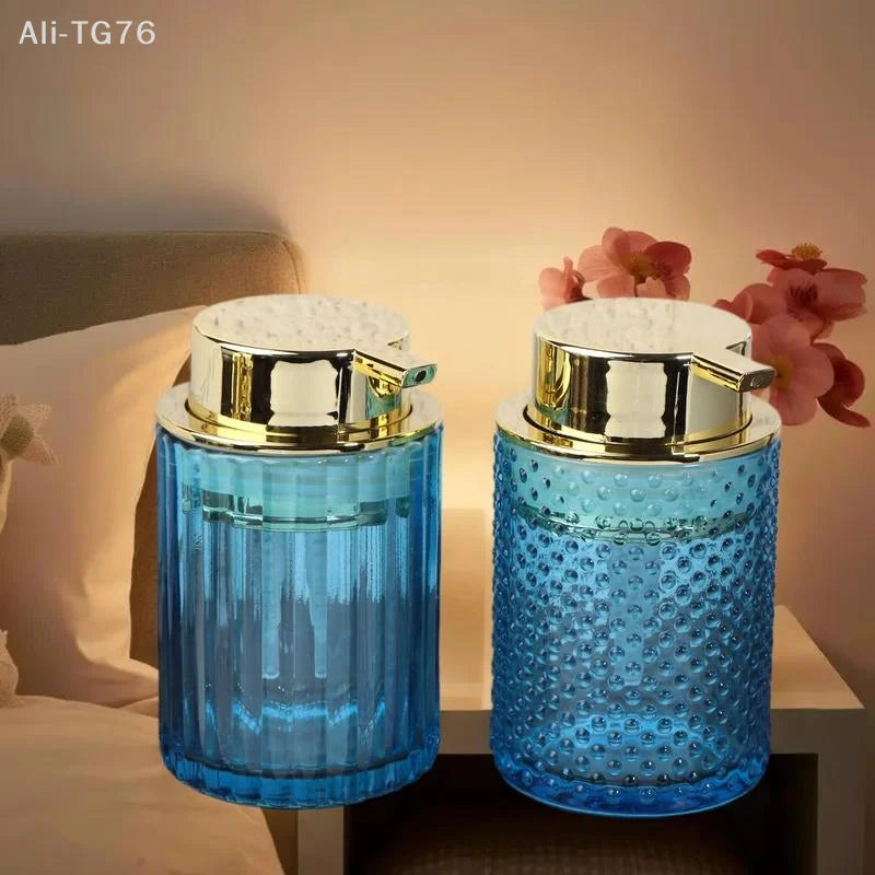 250ml Glass Foaming Soap Dispenser | Countertop Bathroom Decor