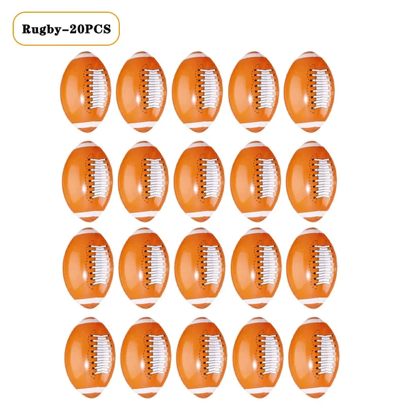 Inflatable Sports Balls Set – Football Basketball Baseball Party