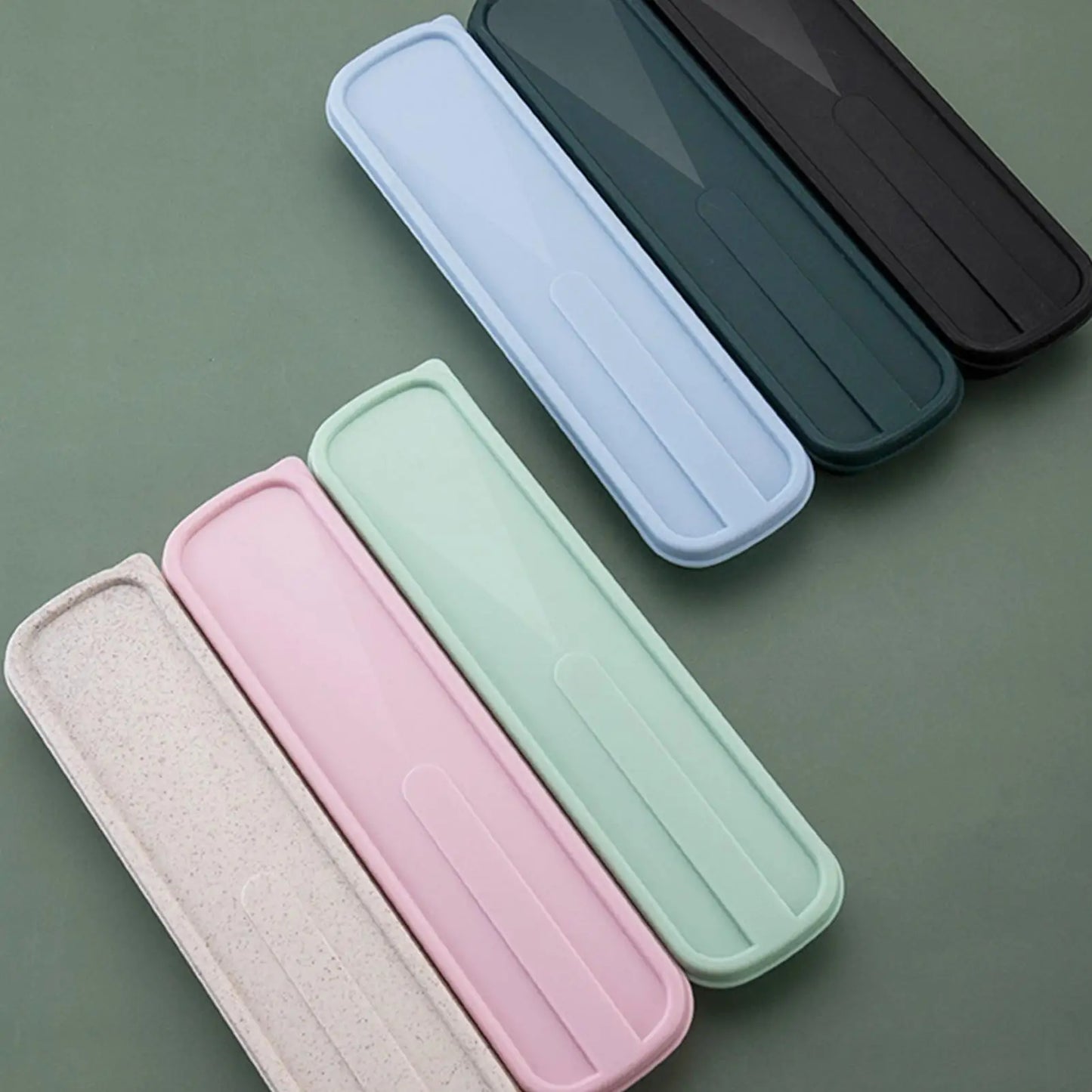 Portable Korean Cutlery Storage Case – Dustproof Utensil Box