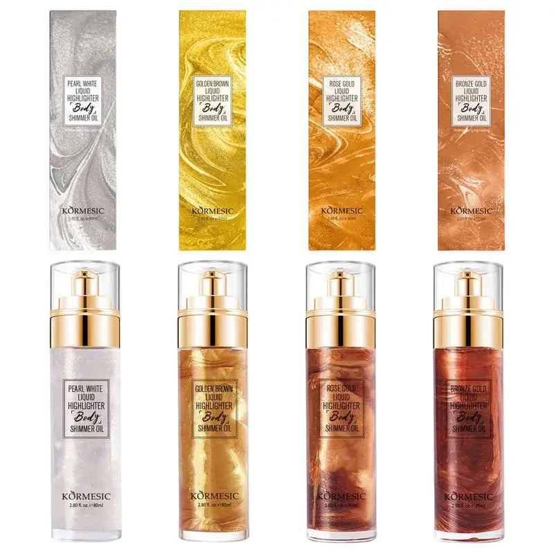 Body & Hair Glitter Spray – Shimmer Highlighter Makeup Mist