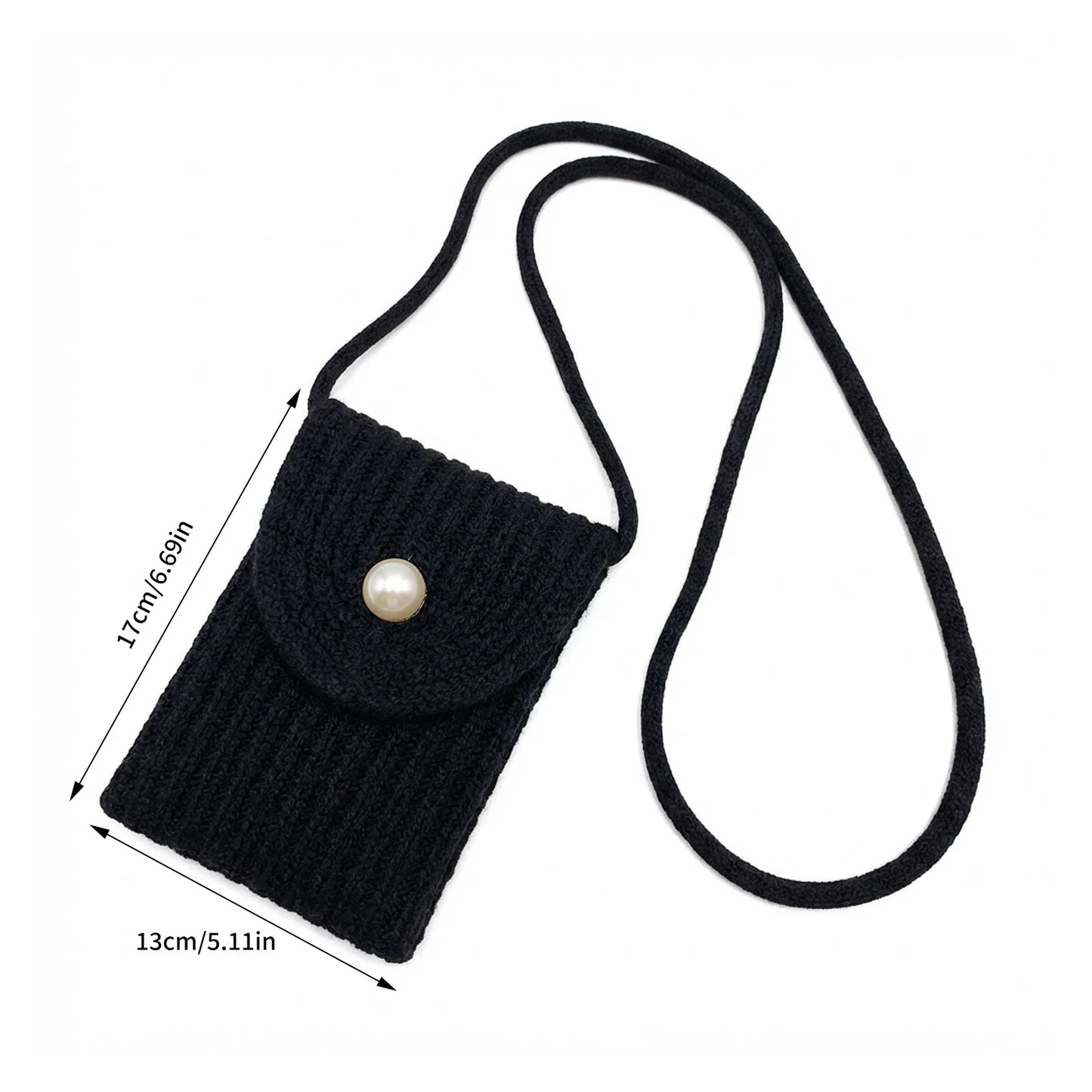 Mini Phone Bag Woven Design Lightweight Crossbody Summer Casual Shoulder Bag with Adjustable Strap Peaceful Pleasures Health and Wellness