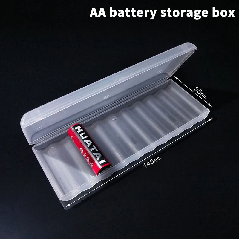 Waterproof Multi-Slot Battery Storage Box – AA AAA 18650