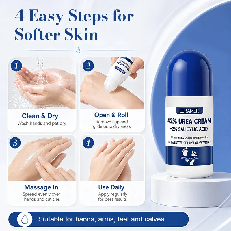 42% Urea & 2% Salicylic Acid Foot Cream Stick | Heel & Hand Balm