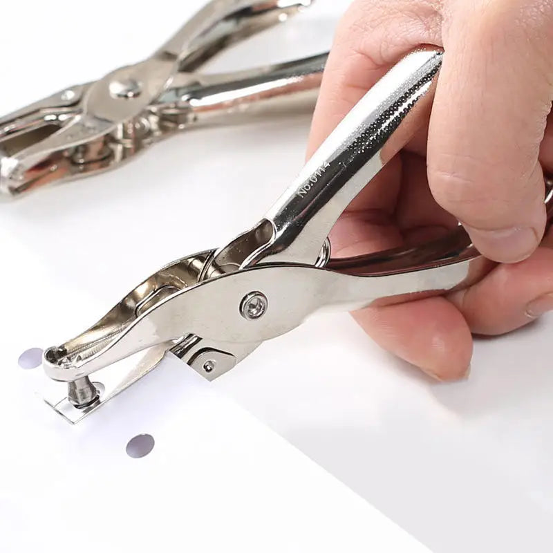 Single Hole Puncher Metal 3mm/6mm Pore Diameter Punch Pliers Hand Paper Scrapbooking Punches Punching Tools Peaceful Pleasures Health and Wellness