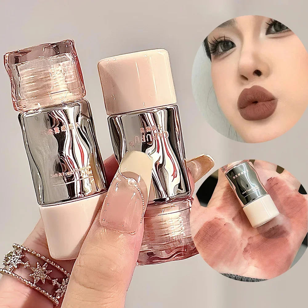 Matte Mousse Lip Gloss – 8 Colors, Waterproof & Long-Lasting