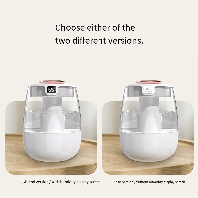 HOMEFISH 1.3L Cool Mist Humidifier & Aroma Diffuser | USB Night Light