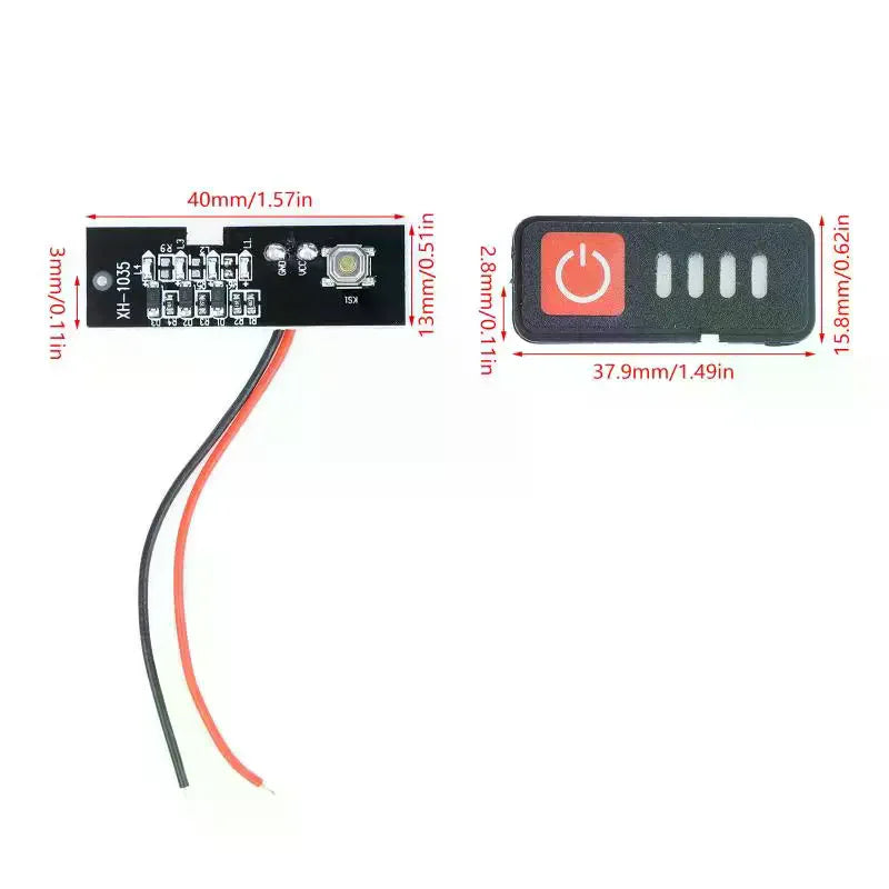 LED Battery Indicator Module 5S 18V 21V | Lithium Tool Battery