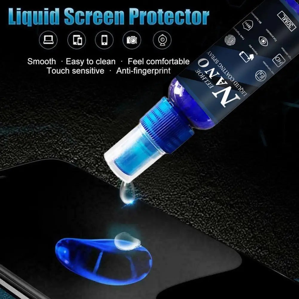 Nano Liquid Screen Protector Spray 30ml – Hydrophobic Coating